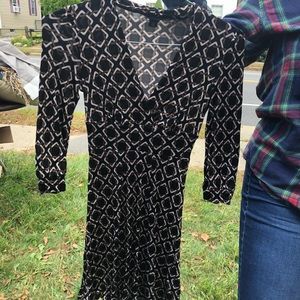 Cute brown black dress